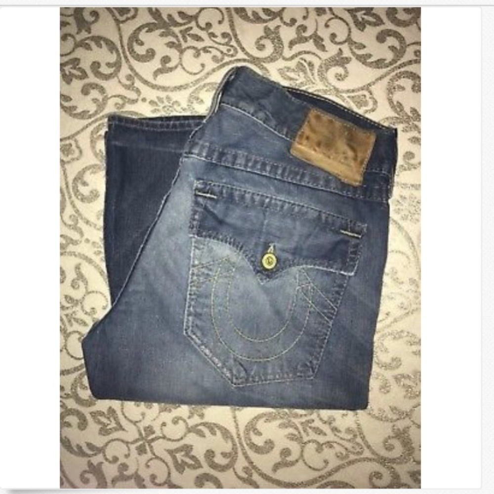 Men's TRUE RELIGION Low Rise Joey Super Boot Jeans